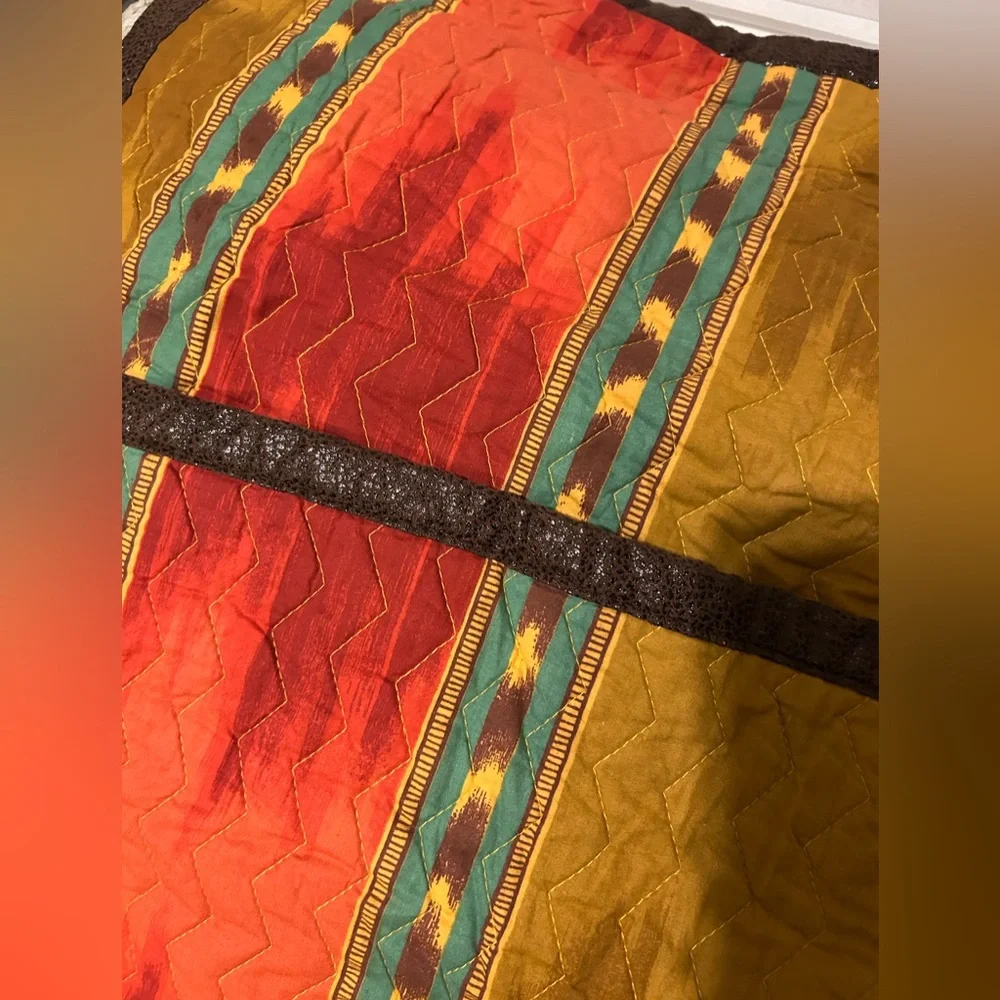 Southwestern Style 2 Standard Pillow Shams Boho 20x26” SCENT-SATION EL RANCHO